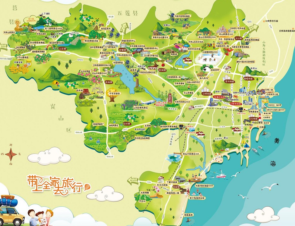 福州景区使用手绘地图给景区能带来什么好处？